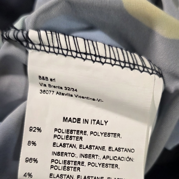 Rebecca Baldi Italy Polka Dot Colorful Sleeveless Jumpsuit Women's Size US 8 - Picture 9 of 11